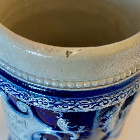 Luce Paris Faubourg Montmartre Blue Beer Stein - Picture 7 of 7